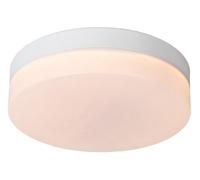 Lucide Biskit Modern Flush Ceiling Light Bathroom 23Cm - Led - 1X12W 2700K - Ip44 - White