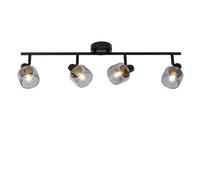 Lucide Bjorn Classic Ceiling Spotlight Bar - 4Xe14 - Black