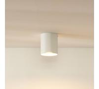 Lucide Bodi downlight, round, white, Ø 8 cm,1-bulb, aluminium