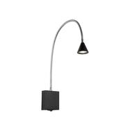Lucide 'BUDDY' Modern Non Dimmable Wall Mountable Stylish Bedside LED Lamp Lucide Black One Size
