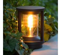 Lucide Cadix die-cast aluminium pillar light 22cm