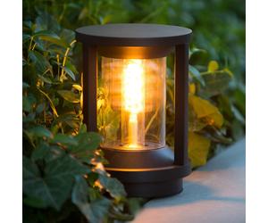 Lucide Cadix die-cast aluminium pillar light 22cm