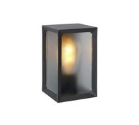 Lucide Cage Half Lantern Outdoor Wall Light - Anthracite