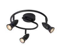 Lucide Caro 3 Light Spotlight Plate - Black