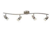 Lucide Caro 4 Light Spotlight Bar - Satin Chrome