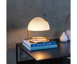 Lucide Cato retro table lamp frosted glass, white