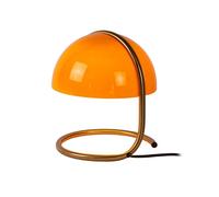 Lucide Cato retro table lamp frosted glass orange