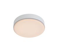 Lucide 'CERES' Dimmable Stylish Mountable Bathroom LED Flush Ceiling Light in White Lucide White