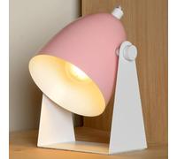 Lucide Chago metal table lamp, pink