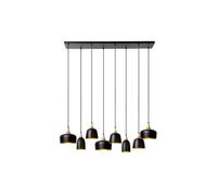 Lucide Chayanne 8 Light Bar Pendant Light - Black