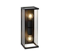 Lucide Claire Half Lantern Outdoor Twin Wall Light - Anthracite