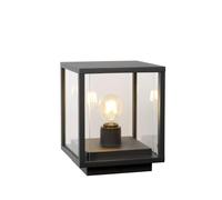Lucide 'CLAIRE' Dimmable Stylish Outdoor Vintage LED Pedestal Light 1xE27 in Black Lucide Black