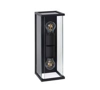 Lucide Claire Half Lantern Outdoor Twin Wall Light Anthracite