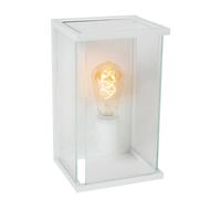 Lucide Claire Half Lantern Outdoor Wall Light White