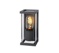 Lucide Claire Single Light Mini Half Lantern Outdoor Wall Fitting
