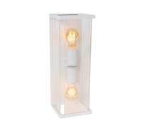 Lucide Claire - Wall Light Outdoor - 2Xe27 - Ip54 - White