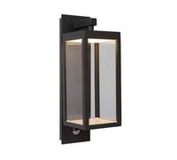 Lucide Clairette Led Outdoor Wall Light With Pir Sensor Anthracite