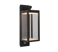 Lucide 'CLAIRETTE' Non Dimmable Stylish Motion Sensor Outdoor LED Wall Light in Black Lucide Black