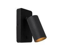 LUCIDE Clubs - Wandstrahler - 1xGU10 - Schwarz