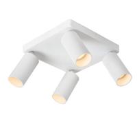 Lucide Clubs Modern Ceiling Spotlight - 4Xgu10 - White