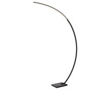 Lucide 'CURVE' Dimmable Stylish Modern Indoor Lighting Arc Floor Lamp in Black Lucide Black