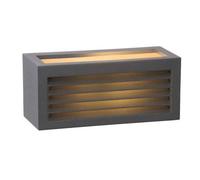 Lucide Dimo Single Light Outdoor Up & Down Wall Light in Anthracite Finish