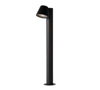 Lucide 'DINGO' Dimmable Rotatable Garden Outdoor LED Bollard Light GU10 Lucide Black One Size