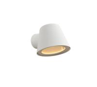 Lucide 'DINGO' Dimmable Stylish Mountable Outdoor Décor LED Wall Light GU10 in White Lucide White