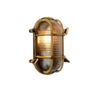 Lucide Dudley outdoor wall light, brass