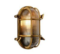 LUCIDE Dudley - Wall Light Indoor/Outdoor - 1xE27 - IP65 - Matt Gold/Brass