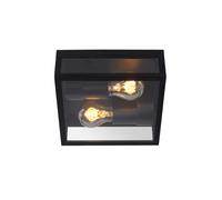Lucide Outdoor ceiling light Dukan IP65, 2-bulb