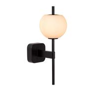 Lucide Elda Wall Light Bathroom - 1Xg9 Ip44 - Black, Black