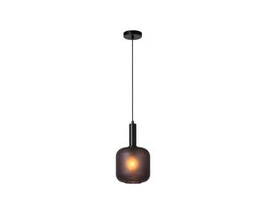Lucide Eloise Single Light Ceiling Pendant In Black Finish