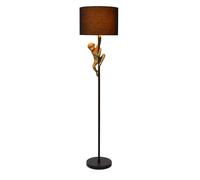 Lucide Extravaganza Chimp Retro Floor Lamp 35Cm - 1Xe27 - Black