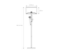Lucide Extravaganza Chimp Floor Lamp - Black