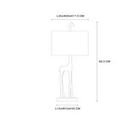 Lucide Extravaganza Miss Tall table lamp, matt gold