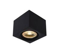 Lucide 'FEDLER' Dimmable Stylish Surface Mounted LED Ceiling Spotlight GU10 in Black Lucide Black