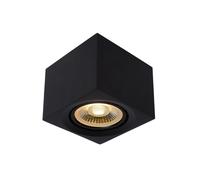 Lucide 'FEDLER' Dimmable Stylish Surface Mounted LED Ceiling Spotlight GU10 Lucide Black One Size