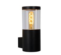 Lucide 'FEDOR' Dimmable Stylish Decorative Mountable Outdoor Wall Light 1xE27 in Black Lucide Black