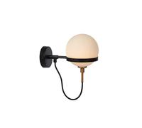 Lucide Feline Single Arm Wall Light - Black