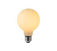Lucide Filament Bulb - Filament Bulb - 8 cm - LED Dim. - E27-1x5W 2700K - Opal