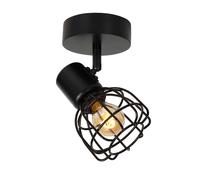 Lucide Filox Single Plate Spotlight - Black