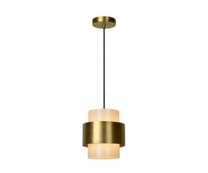 Lucide Firmin Classic Pendant Light 20Cm - 1Xe27 - Matt Gold, Brass