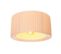 Lucide Fold Flush Ceiling Light 40Cm 1Xe27 - White, White