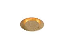 Lucide LED ceiling light Foskal brass, Ø 21.5 cm