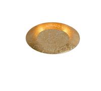 Lucide Foskal LED Flush Ceiling Light - Brass