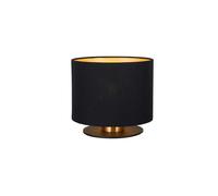 Lucide Fudral Single Light Table Lamp In Black Finish