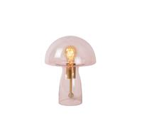 Lucide Fungo Glass Table Lamp - Pink