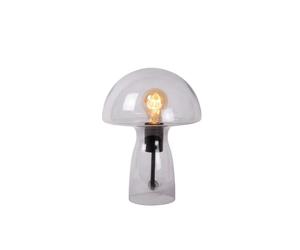 Lucide Fungo Single Light Table Lamp In Smoked Grey Finish