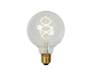 LUCIDE G95 - Glühfadenlampe - Ø 9,5 cm - LED Dim. - E27-1x4,9W 2700K - Transparent